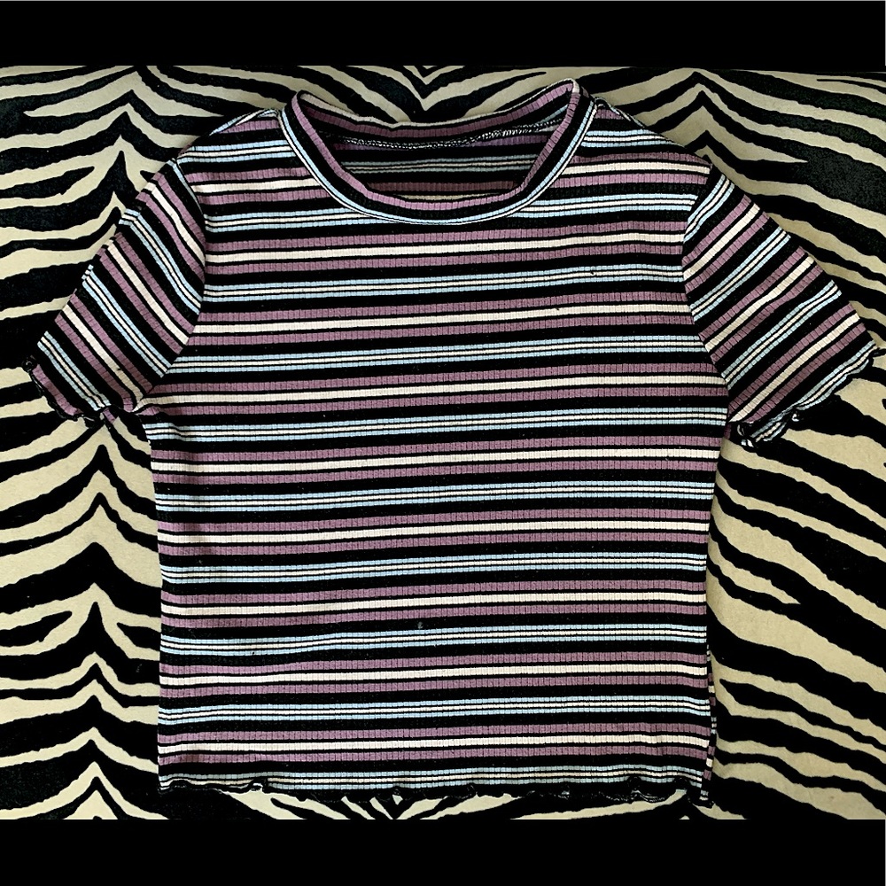 Striped Crop Top